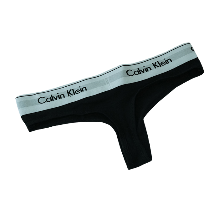 Calvin Klein Mujer Tanga Negro